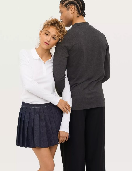 SOL'S Ladies Perfect Long Sleeve Pique Polo Shirt