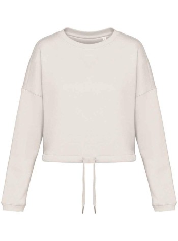 Native Spirit Ladies Oversized Cropped Sweatshirt