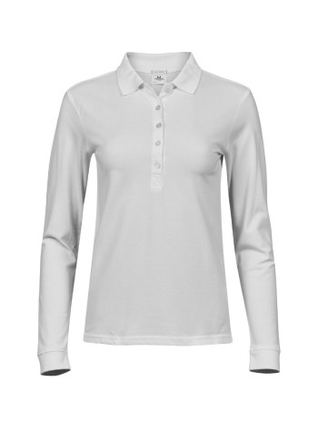 Tee Jays Women’s Luxury Stretch Long Sleeve Polo (146)