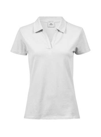 Tee Jays Women’s Luxury Stretch V-Neck Polo (1409)