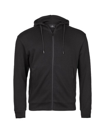 Tee Jays Ribbed Interlock Hooded Full-Zip (5508) 2