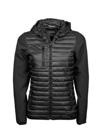 Tee Jays Women’s Hooded Crossover Jacket (9629) 2