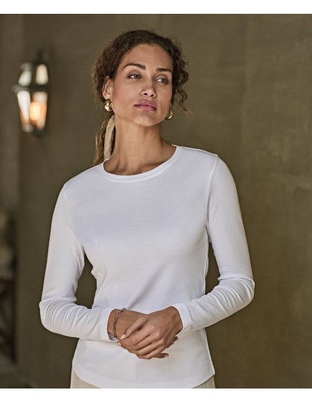 Tee Jays Women’s Long Sleeve Interlock Tee (590)