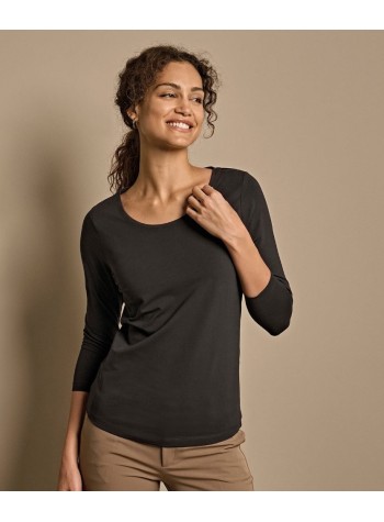 Tee Jays Women’s Stretch 3/4-Sleeve Tee (460)