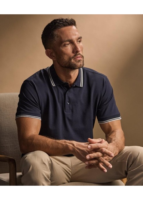 Tee Jays Luxury Stripe Stretch Polo (1407)