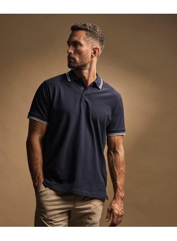 Tee Jays Luxury Stripe Stretch Polo (1407)