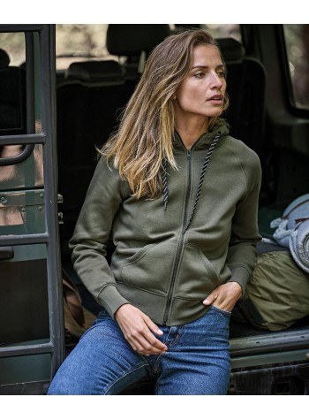 Tee Jays Women’s Fashion Full-Zip Hoodie (5436)