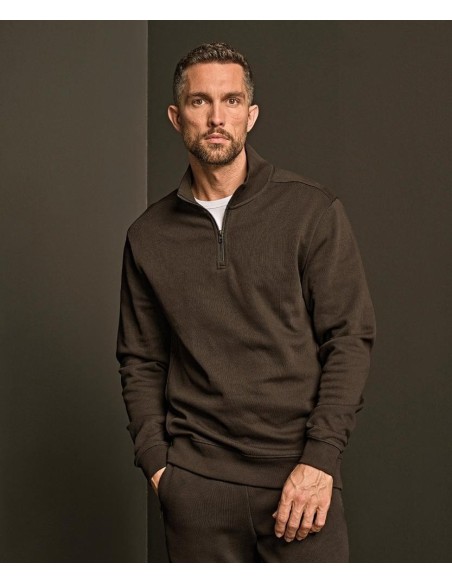 Tee Jays Ribbed Interlock Half-Zip (5506)