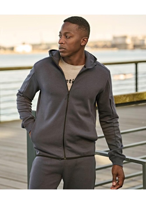 Tee Jays Athletic Hooded Full-Zip Sweatshirt...