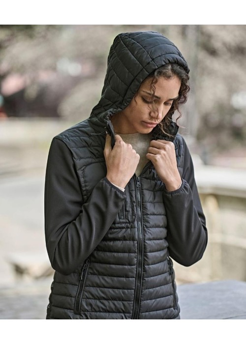 Tee Jays Women’s Hooded Crossover Jacket (9629)