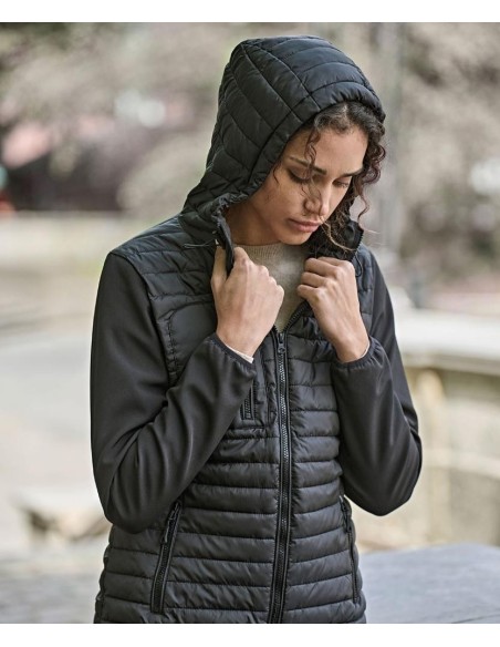 Tee Jays Women’s Hooded Crossover Jacket (9629)