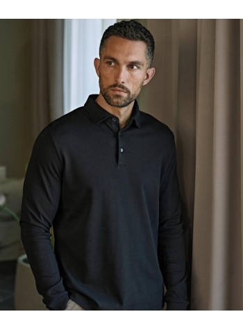 Tee Jays Pima Cotton Long-Sleeve Polo (1442)