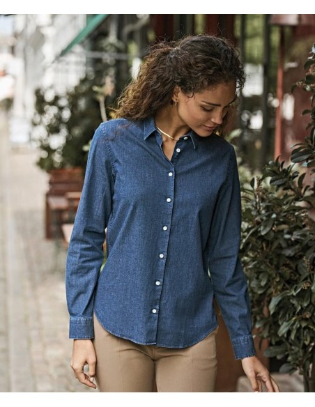Tee Jays Women’s Denim Shirt (4005)