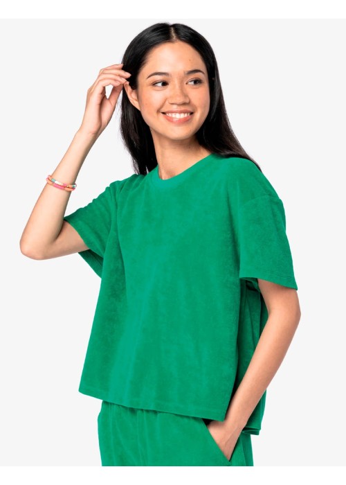 Native Spirit Ladies Terry Towel T-Shirt