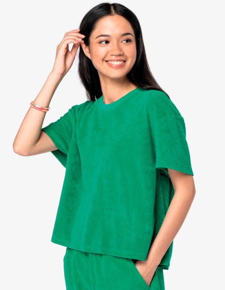 Native Spirit Ladies Terry Towel T-Shirt