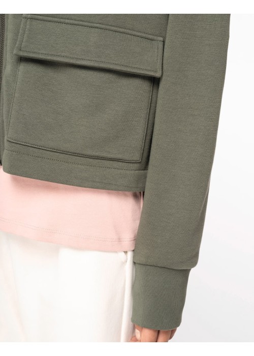 Native Spirit Ladies Full Zip Hooded Sweatshirt