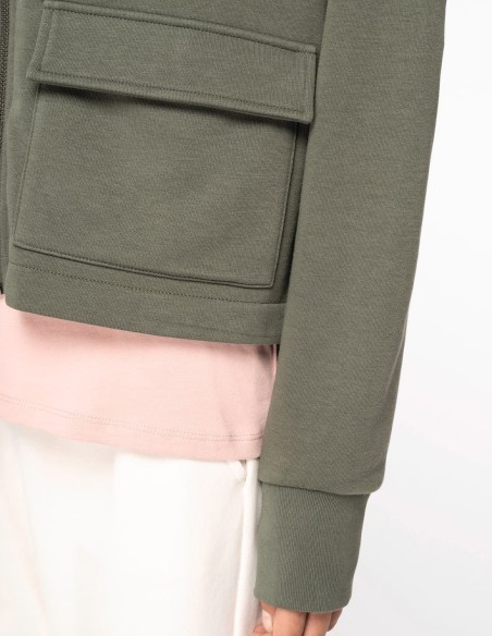 Native Spirit Ladies Full Zip Hooded Sweatshirt