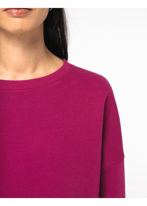 Native Spirit Ladies Oversized Cropped Sweatshirt