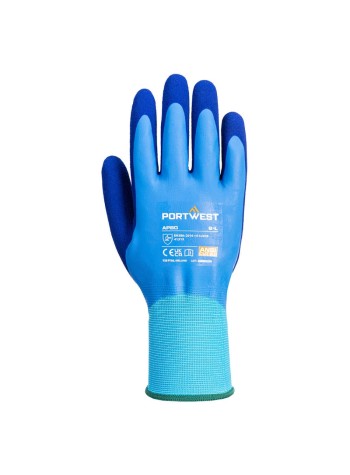 Portwest Grip 13 Latex Foam Aqua Glove