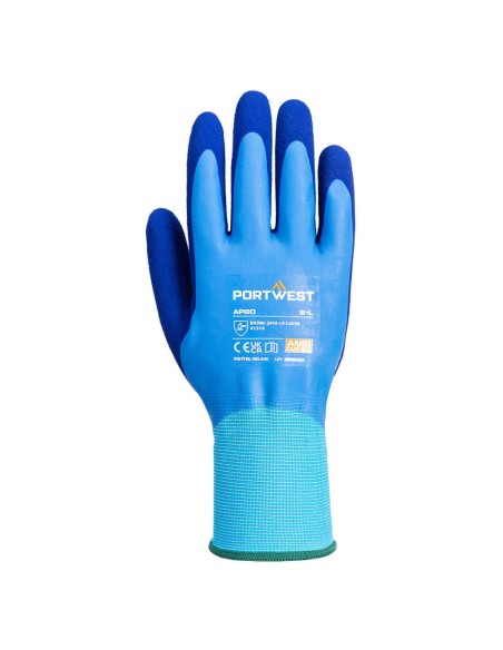 Portwest Grip 13 Latex Foam Aqua Glove