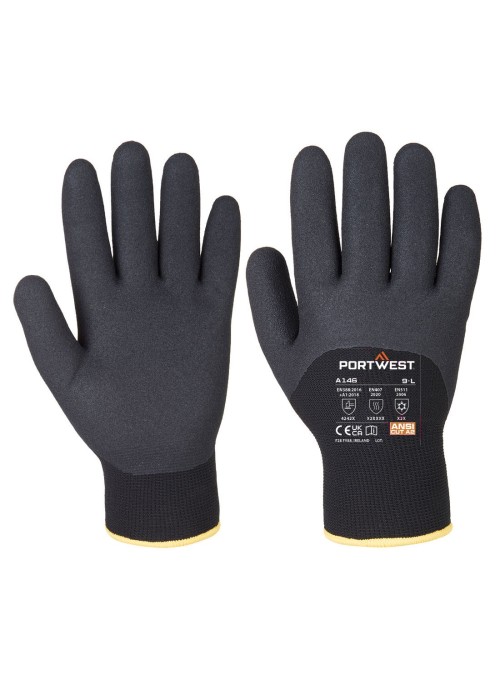 Portwest Cold 15 Nitrile Sandy 3/4 Dipped Glove