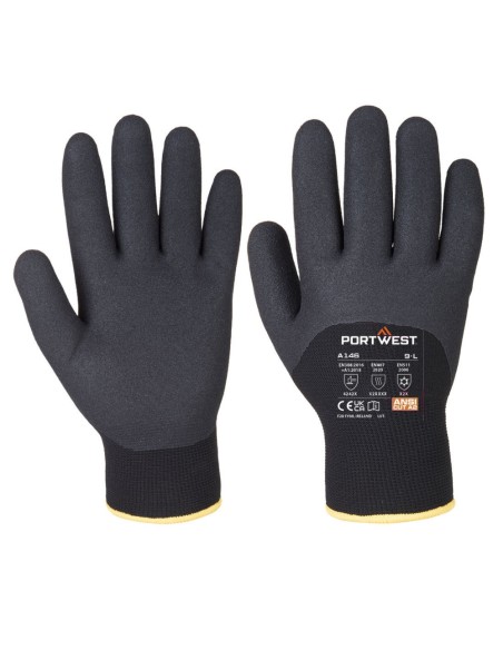 Portwest Cold 15 Nitrile Sandy 3/4 Dipped Glove