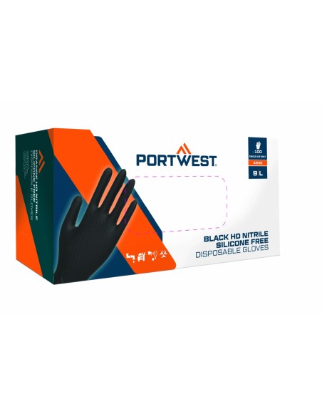 Portwest Disp 7 mil Disposable Glove (Pk100)