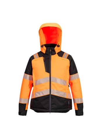 Portwest PW3 Hi-Vis Women's Winter Soft-Touch Jacket