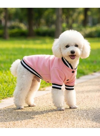 Portman & Pooch Dog’s varsity jacket