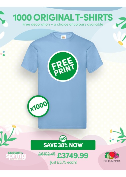 Bundle: 1000 x Fruit of the Loom Original...