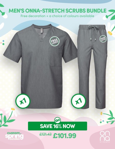 Men's Onna-Stretch Scrubs Bundle