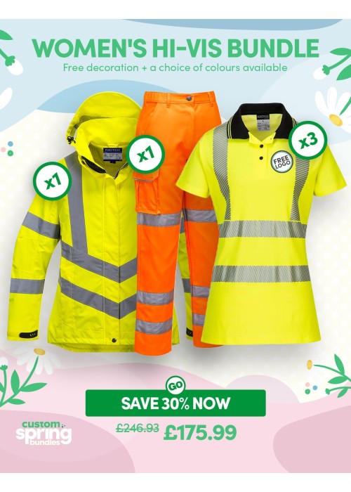 Women's Hi-Vis Workwear Bundle with Free Logos