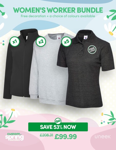 Women's Worker Bundle with Free Logos