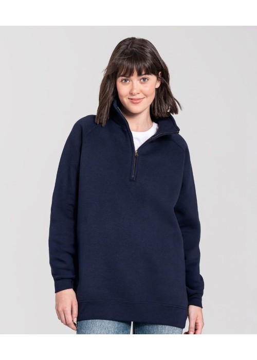 Fruit of the Loom Iconic Premium Zip-Neck Sweat