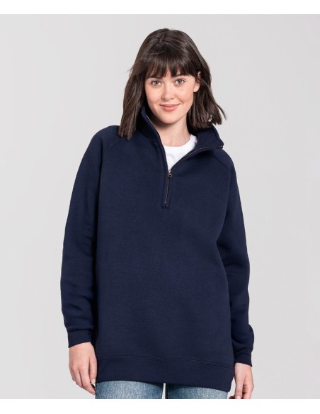 Fruit of the Loom Iconic Premium Zip-Neck Sweat