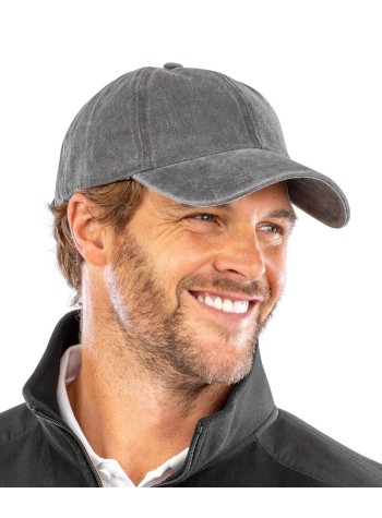 Result Headwear Core Pure Cotton Vintage Cap