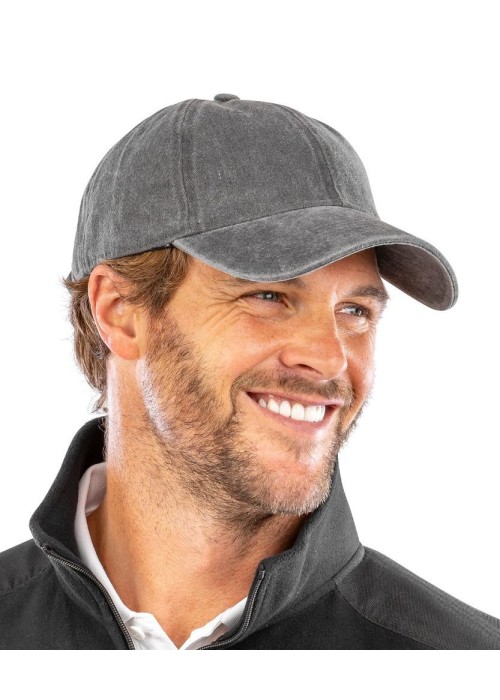 Result Headwear Core Pure Cotton Vintage Cap