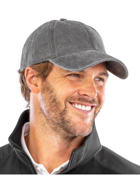 Result Headwear Core Pure Cotton Vintage Cap