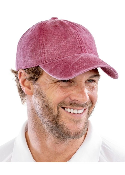 Result Headwear Core Pure Cotton Vintage Cap