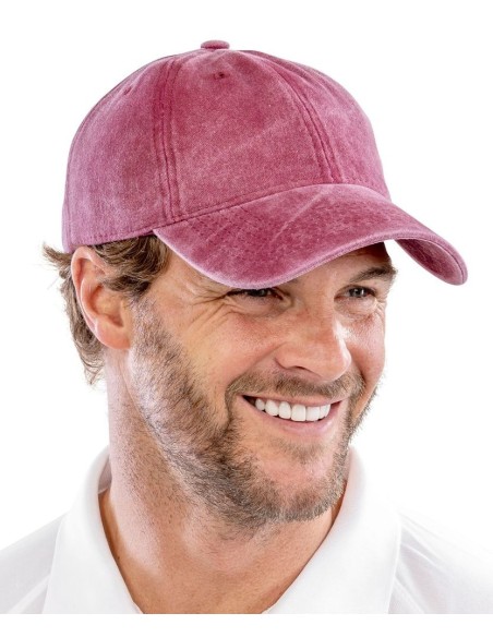 Result Headwear Core Pure Cotton Vintage Cap