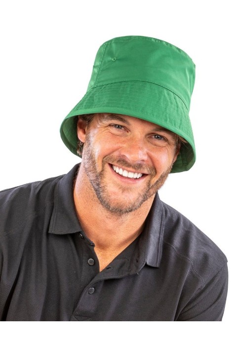 Result Headwear Recycled Bound Edge Bucket Hat