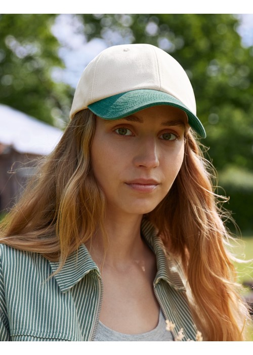Beechfield Contrast Peak Low-Profile Vintage Cap