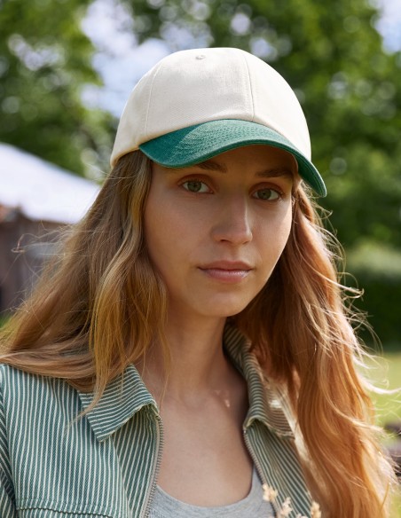 Beechfield Contrast Peak Low-Profile Vintage Cap