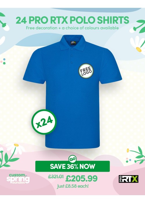 Bundle: 24 ProRTX Polo Shirts