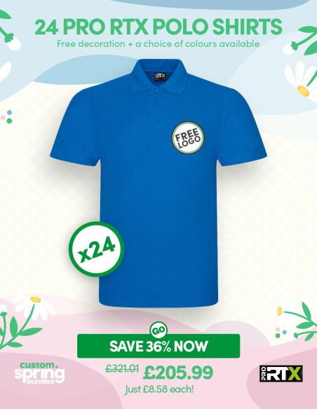 Bundle: 24 ProRTX Polo Shirts