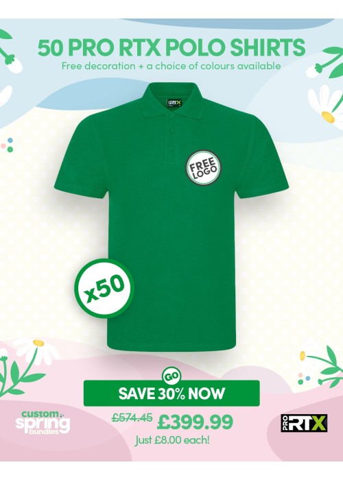 Bundle: 50 Pro RTX Polo Shirts