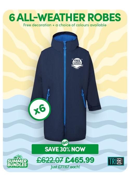Bundle: 6 x All-Weather Robes with Free Logo