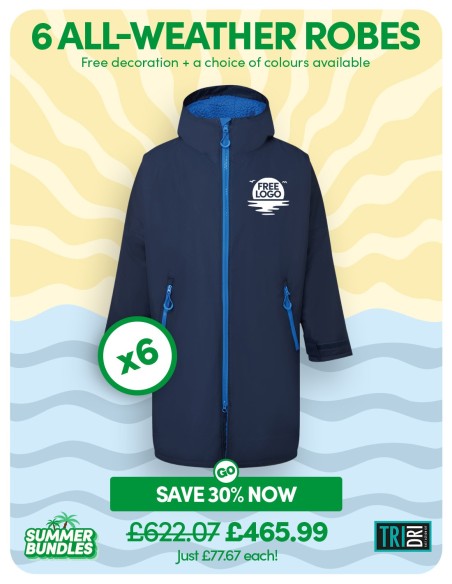 Bundle: 6 x All-Weather Robes with Free Logo