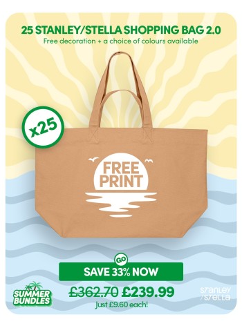 Stanley/Stella Shopping Bag Bundle | 25 Shopper Bags