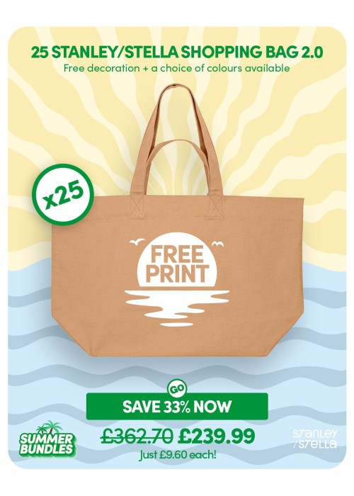 Bundle: 25 x Stanley/Stella Shopping Bag 2.0...